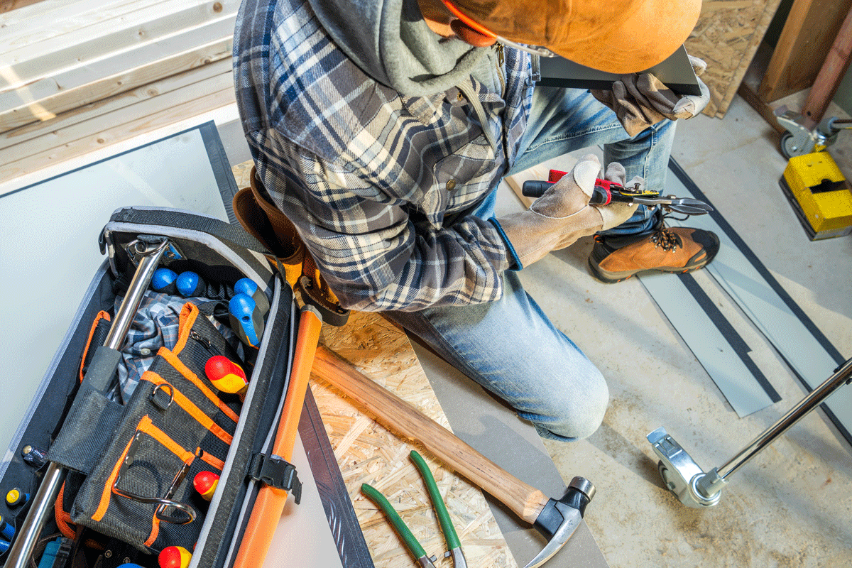 Trusted handyman fixing a leaky faucet in a Skokie home